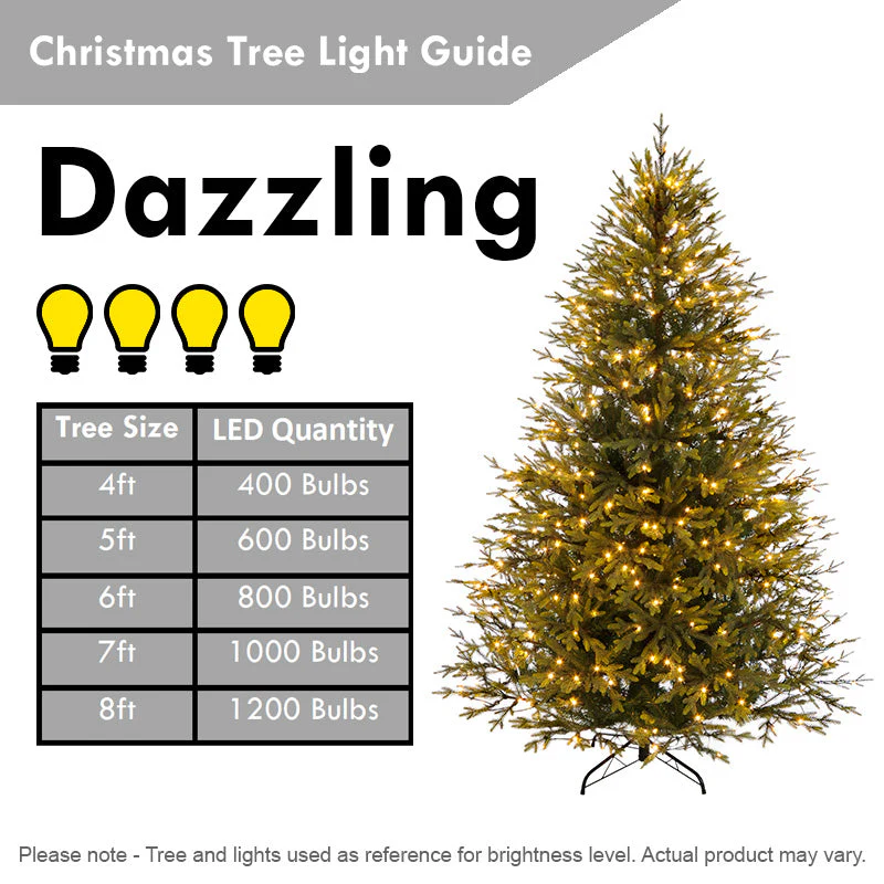 2.5 Foot Prelit Artificial Tabletop Christmas Tree with Fibre Optics Holiday Home Xmas Decoration for Table and Desk - Image 11