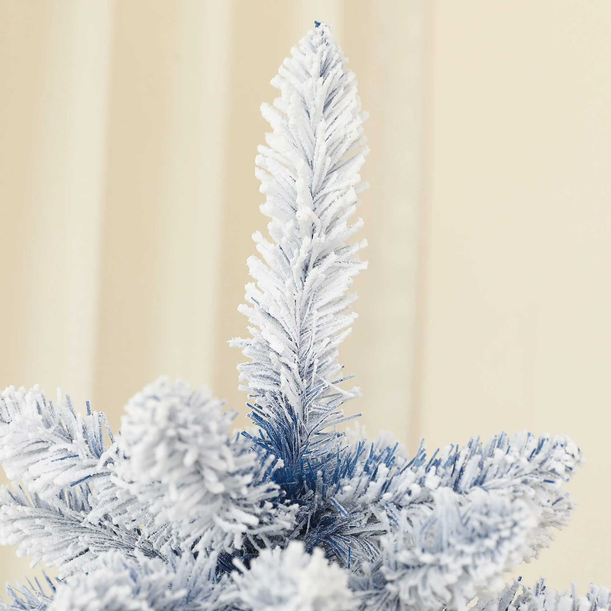 6ft Christmas Tree Artificial - White Frosted Green 700 Tips - Image 8