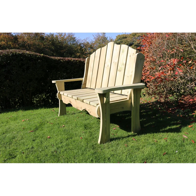 Alton Manor Garden Bench by Croft - 2 Seats - Image 3