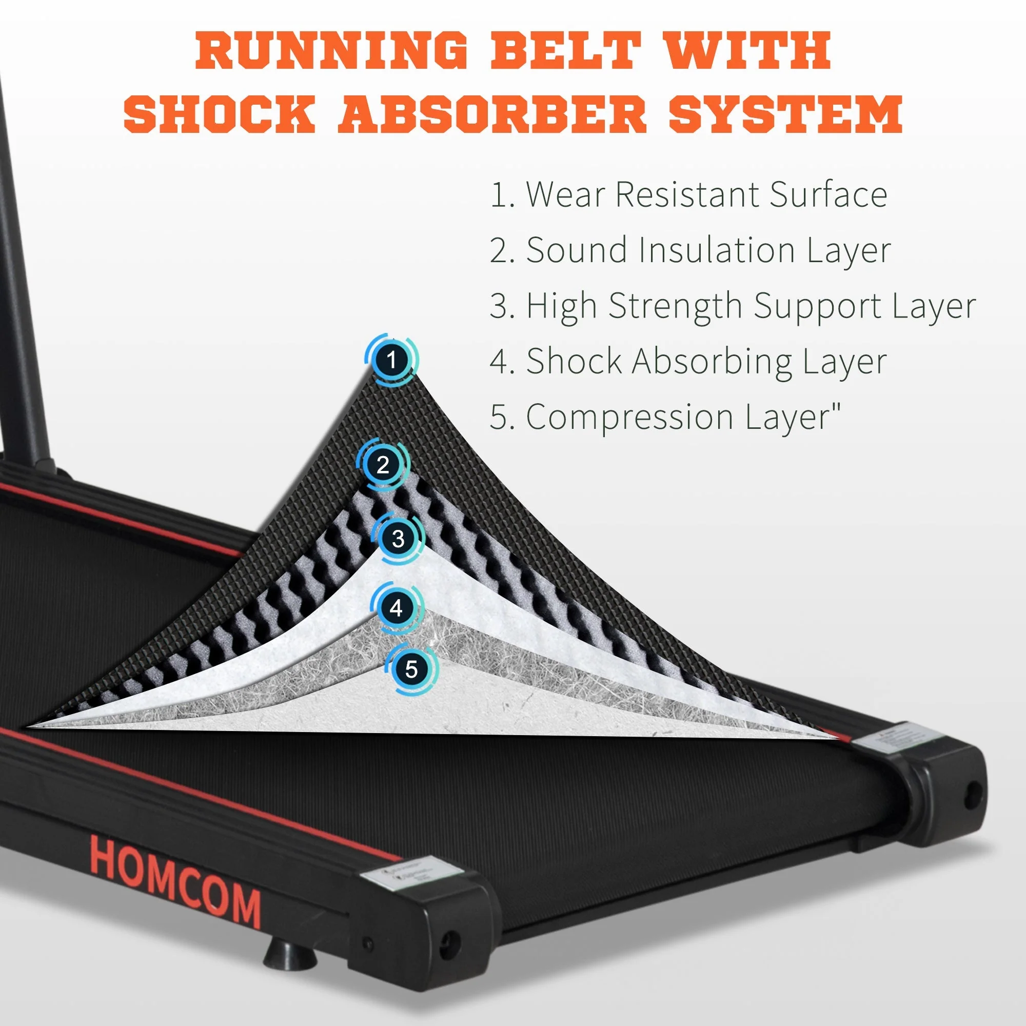 Folding Walking Treadmill for Home - Image 7