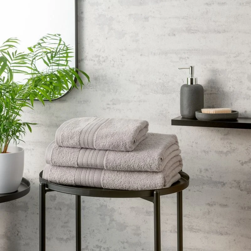 Hamilton McBride 50cm x 85cm Silver Hand Towel