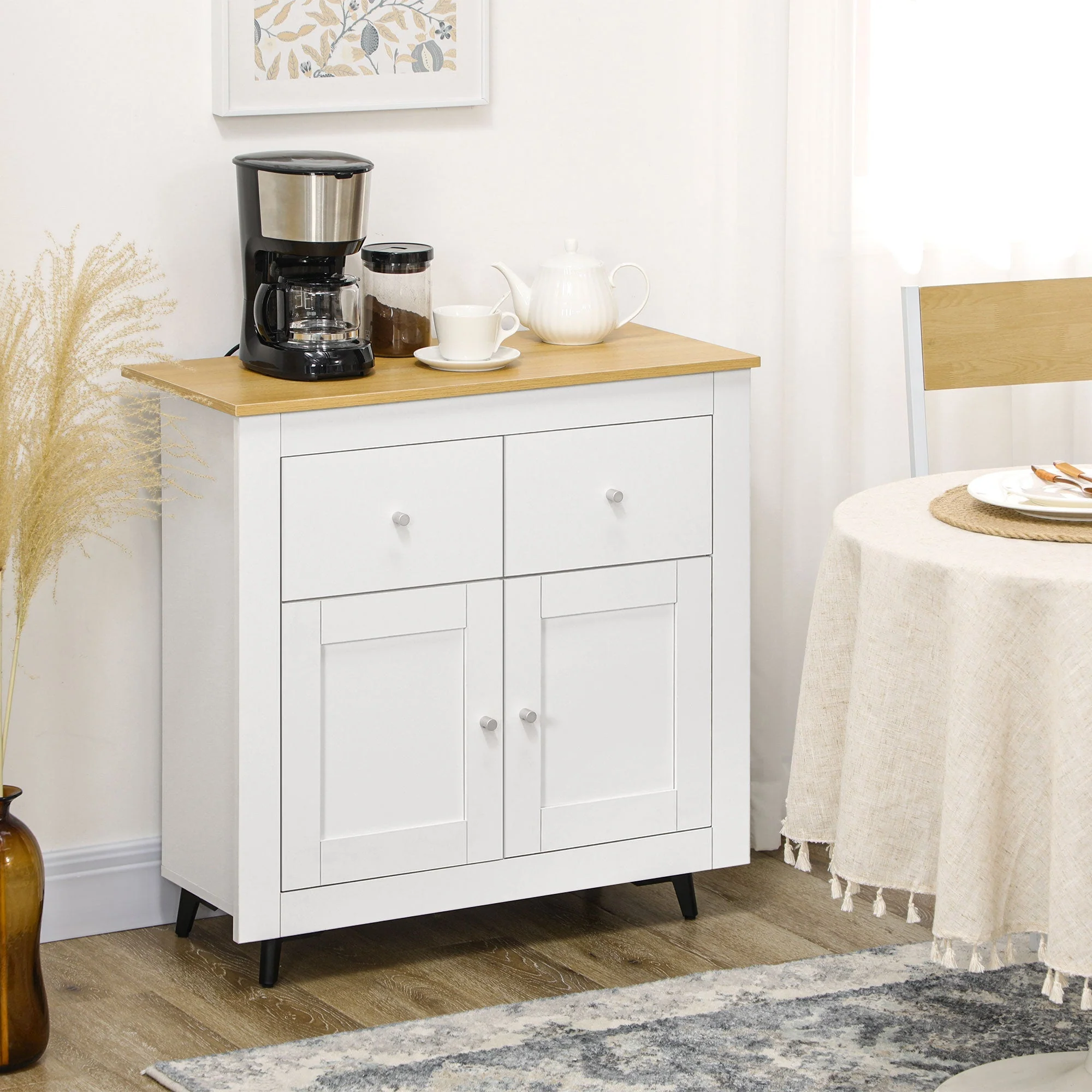 Homcom Sideboard Storage Cabinet - Image 2
