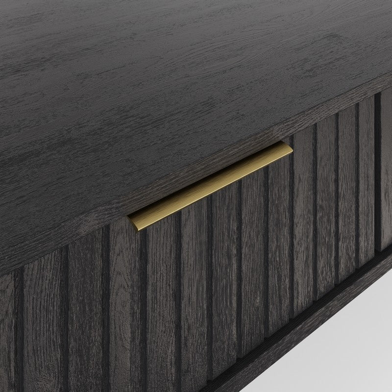 Nervata Coffee Table Black 2 Drawers - Image 6