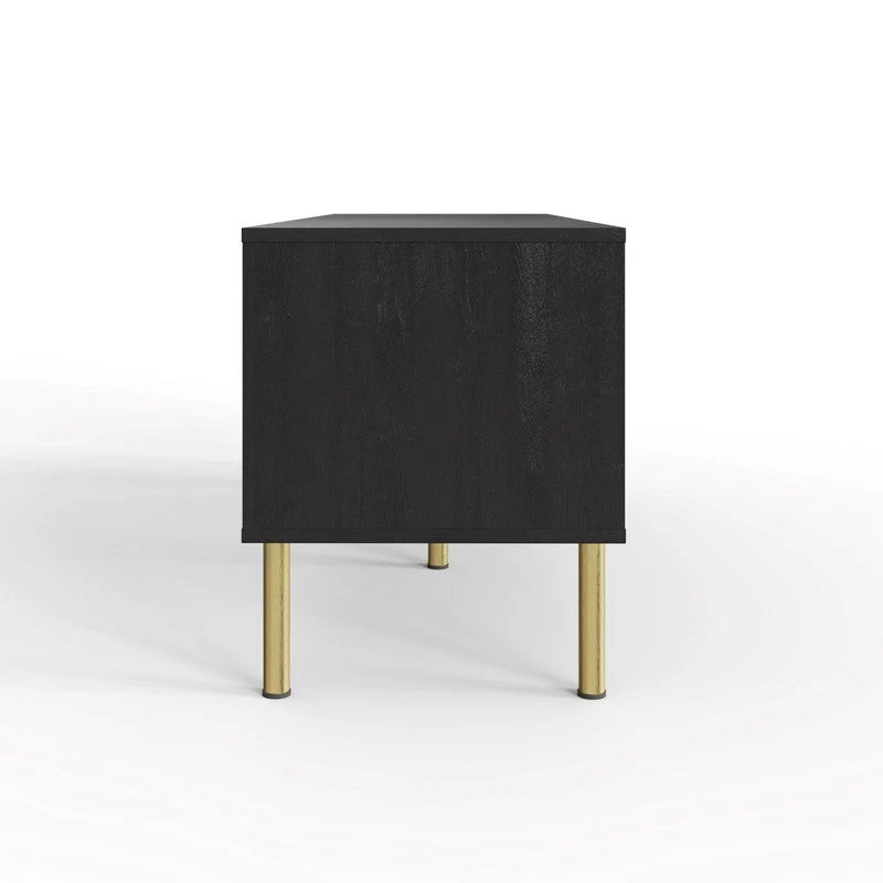 Nervata TV Unit Black 1 Shelf 1 Drawer 2 Doors - Image 8