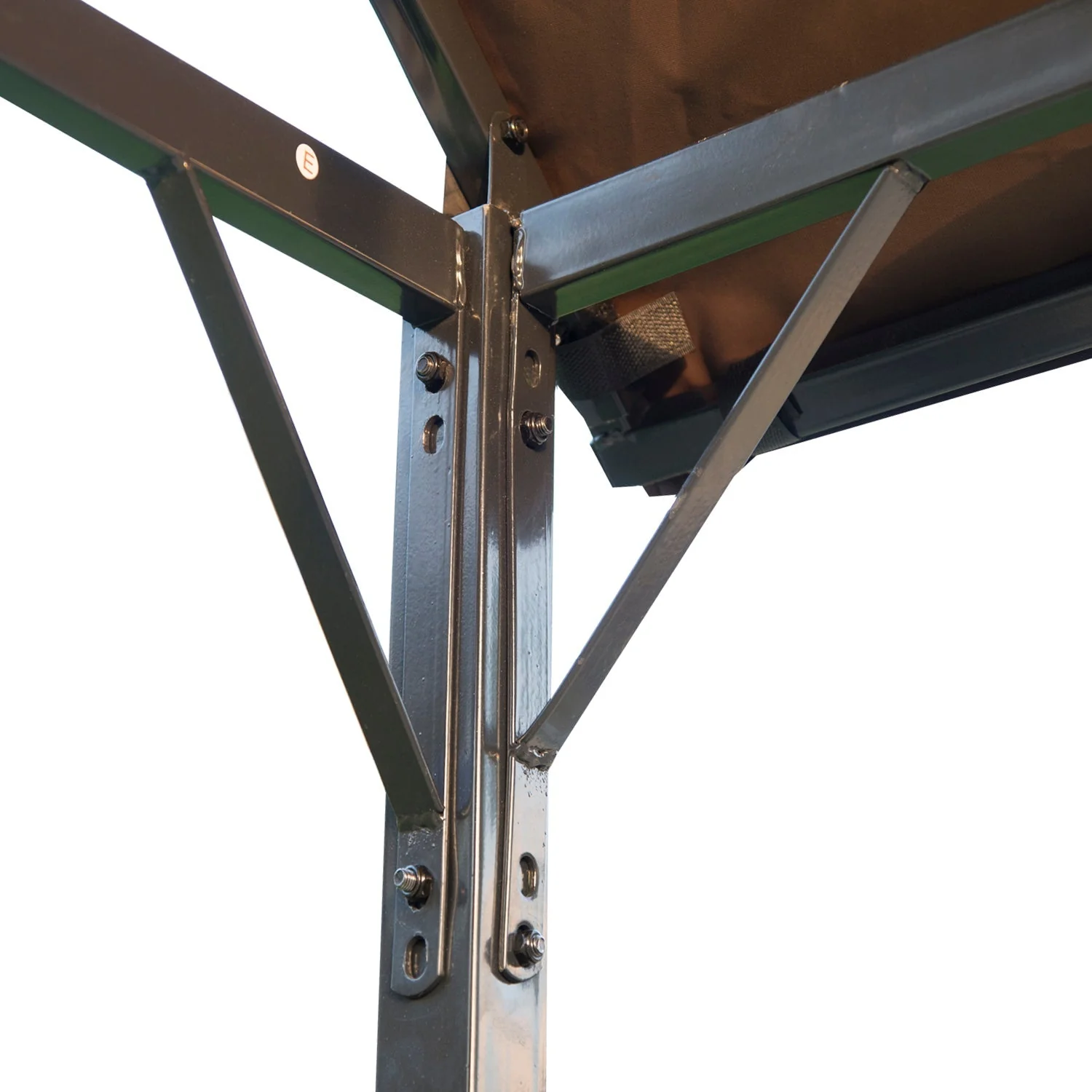 Outsunny 2.5 x 1.2M Metal BBQ Shelter - Coffee - Image 7