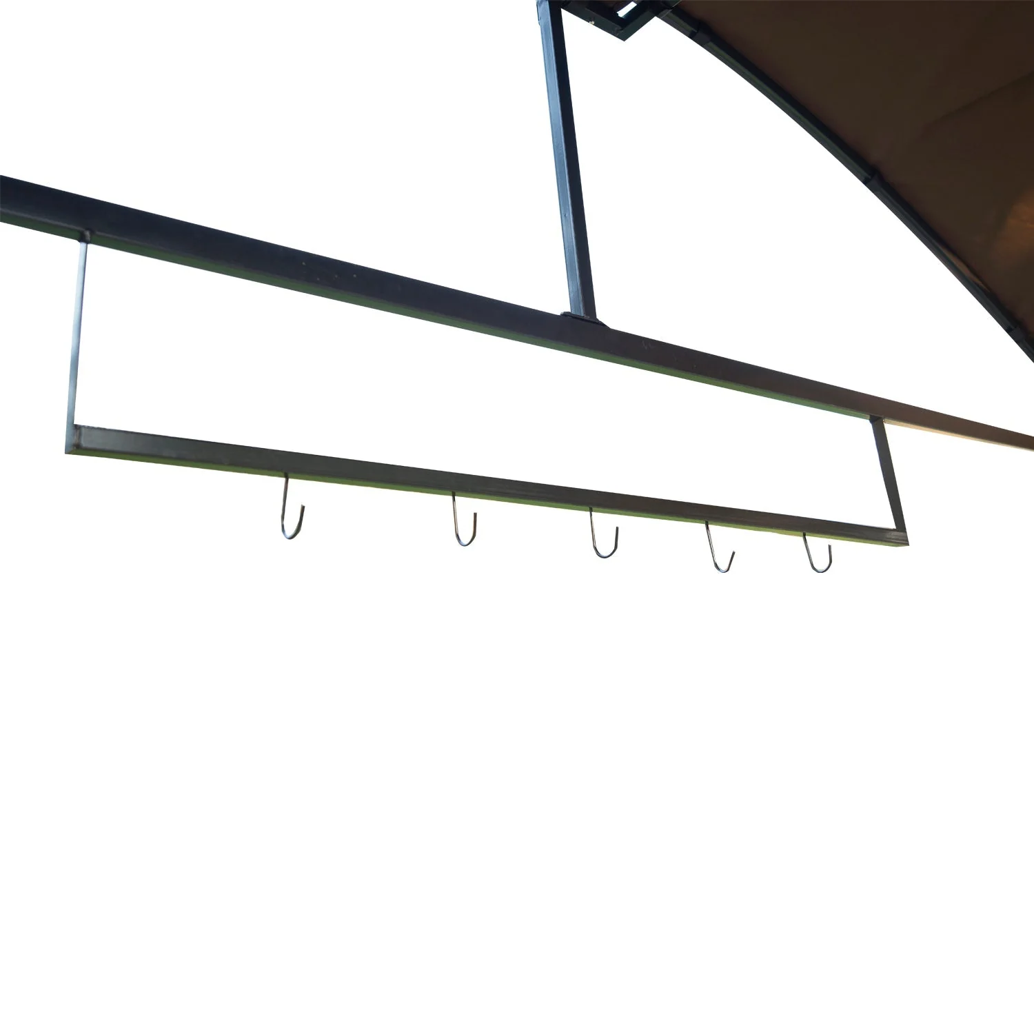 Outsunny 2.5 x 1.2M Metal BBQ Shelter - Coffee - Image 9