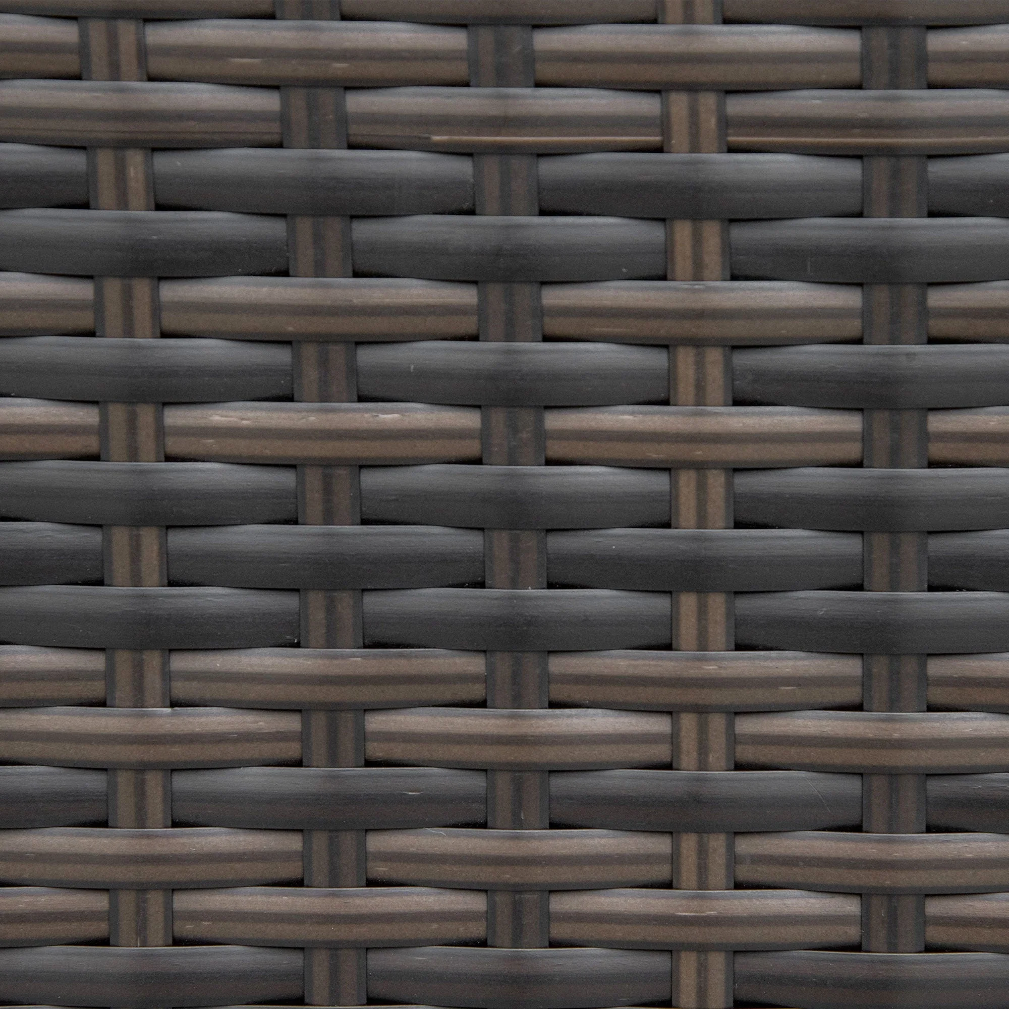 Rattan Garden Furniture Side Table Glass Top - Image 9