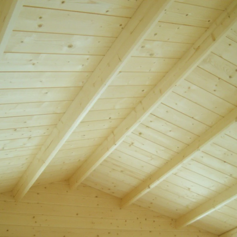 Shire Abbeyford 13' 8" x 13' 8" Apex Log Cabin - Premium 28mm Cladding Tongue & Groove - Image 9