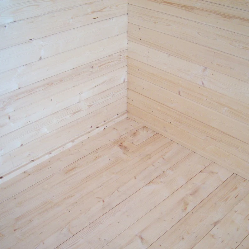 Shire Abbeyford 13' 8" x 13' 8" Apex Log Cabin - Premium 34mm Cladding Tongue & Groove - Image 7