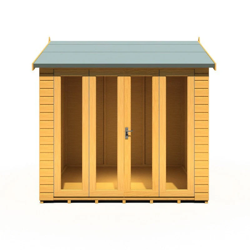 Shire Blenheim 7' 10" x 7' 10" Reverse Apex Summerhouse - Premium Dip Treated Shiplap - Image 3
