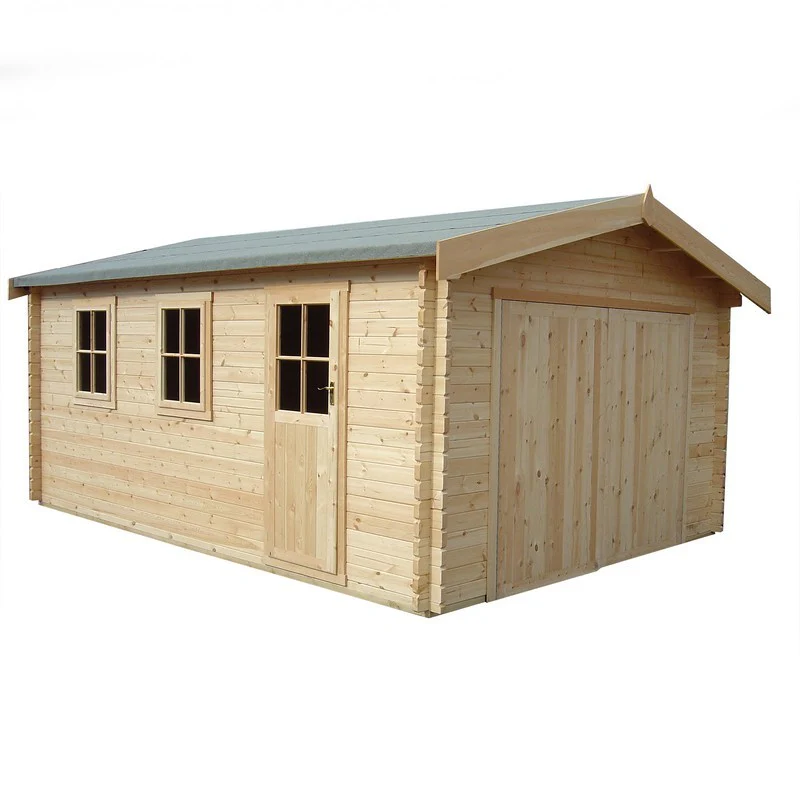 Shire Bradenham 12' 5" x 11' 9" Reverse Apex Garage - Premium 70mm Cladding Tongue & Groove - Image 2