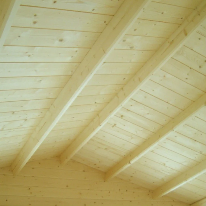 Shire Bucknells 9' 9" x 13' 8" Apex Log Cabin - Premium 34mm Cladding Tongue & Groove - Image 3