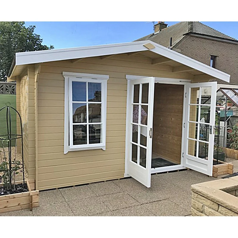 Shire Glenmore 15' 8" x 11' 9" Apex Log Cabin - Premium 28mm Cladding Tongue & Groove - Image 4
