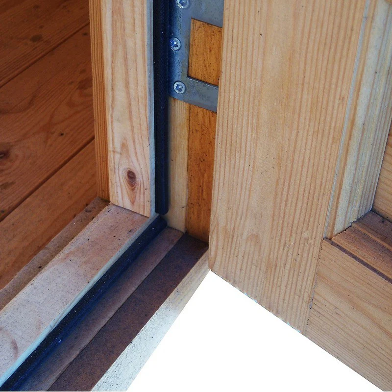 Shire Kilburn 11' 9" x 13' 8" Curved Log Cabin - Premium 34mm Cladding Tongue & Groove - Image 2