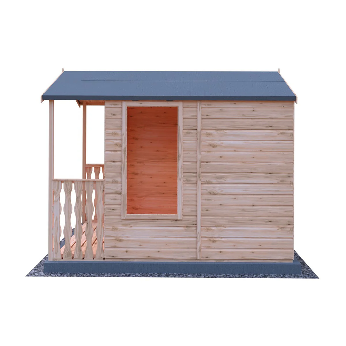Shire Parham 8' 4" x 6' 8" Apex Summerhouse - Premium Dip Treated Shiplap - Image 7