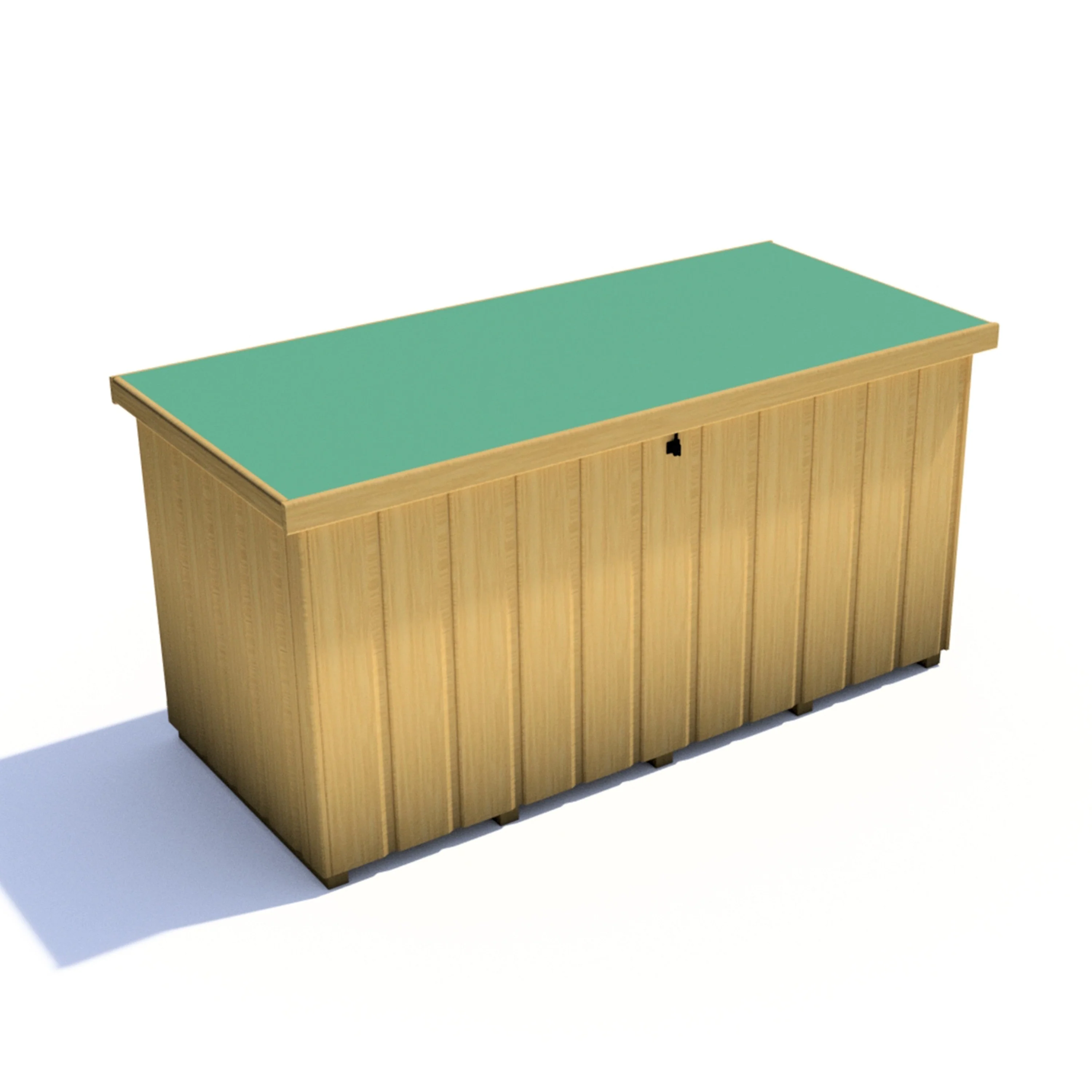 Sherringham 1' 6" x 4' Flat Garden Store - Premium Dip Treated Shiplap