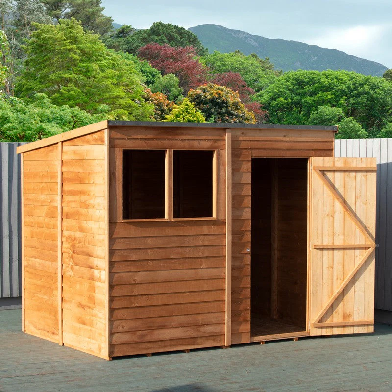 Value 5' 9" x 7' 10" Pent Shed - Premium Coated Overlap - Image 3