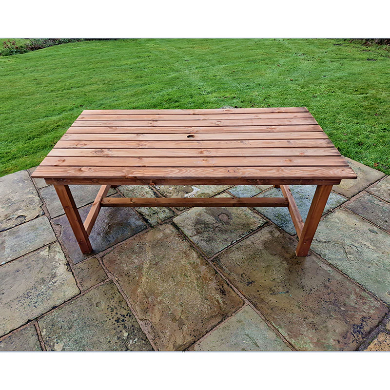 Swedish Redwood Garden Table by Croft - Image 3